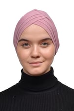 Altobeh Üç Bantlı Çapraz Dış Tesettür Bonesi Hazır Türban