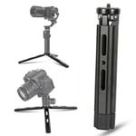 Alüminyum Mini Tripod, Zhiyun Smooth Q/4, Crane Plus/2, Weebill s, Ronin S/SC/RS2/RSC2, Osmo Mobile, Gimbal Sap Kavrama Sabit - Seçenekler: Sabit yükseklik versiyonu, Yüksekliği ayarlanabilir versiyon