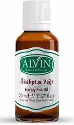 Alvin Okaliptus Yağı Eucalyptus Oil, Doğal, 20 ml
