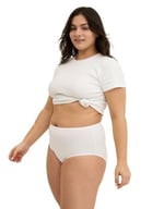 ALYA UNDERWEAR Kadın İç Çamaşırı, Yüksek Bel Kadın Külotlar, Nefes Alabilir Pamuklu Kadın Çamaşırı, Rahat Bayan Külotlar, Çok Renkli 5 Adet (5XL, 6XL, 7XL)