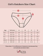ALYA UNDERWEAR Kız Çocuk Külot, Pamuklu, Rahat Kız Çocuk Slipleri 10'lu veya 5'li Paket