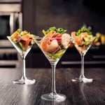 Amazing Abby - Vesper - 10 oz Plastik Martini Bardakları (4'lü Set), Plastik Kokteyl Bardakları, Yeniden Kullanılabilir, BPA İçermez, Kırılmaz, Bulaşık Makinesinde Yıkanabilir, Havuz Kenarı, Açık