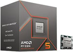 AMD Ryzen 5 8400F 4.2GHz (Turbo 4.4GHz) 6 Core 12 Threads 16MB Cache AM5 İşlemci, 100-100001591BOX