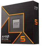 AMD Ryzen 5 9600X İşlemci, 6 Çekirdek/12 Dizginsiz İplik, Zen Mimarisi 5, 38MB L3 Önbellek, 65 W TDP, 5,4 GHz'e kadar Frekans Artışı, Soket AM5, DDR5 ve PCIe 5.0, Fan Yok