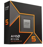 AMD Ryzen 5 9600X İşlemci, 6 Çekirdek/12 Dizginsiz İplik, Zen Mimarisi 5, 38MB L3 Önbellek, 65 W TDP, 5,4 GHz'e kadar Frekans Artışı, Soket AM5, DDR5 ve PCIe 5.0, Fan Yok