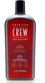 American Crew 3'ü 1 Arada Şampuan Saç Kremi Vücut Yıkama Jeli Classıc 1000ml