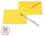 American Greetings Tek Panel Zarflı Boş Kartlar, Gökkuşağı Renkleri (200 Sayım)