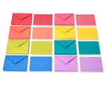 American Greetings Tek Panel Zarflı Boş Kartlar, Gökkuşağı Renkleri (200 Sayım)