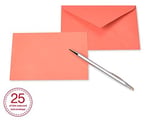 American Greetings Tek Panel Zarflı Boş Kartlar, Gökkuşağı Renkleri (200 Sayım)