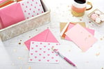 American Greetings Zarflı Boş Kartlar, Kalp Mektup Kağıdı, 200 Adet