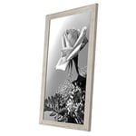Americanflat 12x18 Poster Çerçevesi Driftwood - Cilalı Pleksiglaslı Kompozit Ahşap - Duvar için Yatay ve Dikey Formatlar Dahil Asm - Seçenekler: Aile El İzleri Seti, Geniş Kenarlık, Modern, Çerçeve...
