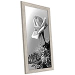 Americanflat 12x18 Poster Çerçevesi Driftwood - Cilalı Pleksiglaslı Kompozit Ahşap - Duvar için Yatay ve Dikey Formatlar Dahil Asm - Seçenekler: Aile El İzleri Seti, Geniş Kenarlık, Modern, Çerçeve...