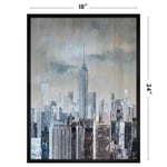 Americanflat 18x24 Parlak Pleksiglaslı Siyah Poster Çerçevesi - İnce Kenarlık 45 x 60 cm Duvar için Büyük Resim Çerçevesi, Yatay v - Seçenekler: 1 Pack, 1 US Big, 1 paket, Düz, Frame, Modern, Solid...