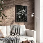 Americanflat 18x24 Parlak Pleksiglaslı Siyah Poster Çerçevesi - İnce Kenarlık 45 x 60 cm Duvar için Büyük Resim Çerçevesi, Yatay v - Seçenekler: 1 Pack, 1 US Big, 1 paket, Düz, Frame, Modern, Solid...