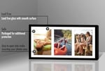 Americanflat 20 x 41 cm resim çerçevesi kolaj - Üç adet 13 x 18 cm fotoğrafı duvarınızda gösterin - ailenin birden fazla resmi için resim çerçevesi - kırılmaz camlı kompozit ahşap - siyah