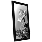 Americanflat Cilalı Pleksiglas ile 12x18 Poster Çerçevesi - Epik Koleksiyon - Ahşap Galeri Duvar Çerçeveleri - Duvar Ekranı için Fotoğraf Çerçevesi - Siyah