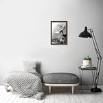 Americanflat Maun içinde 12x18 Poster Çerçevesi - Tasarlanmış Ahşap Çerçeve ve Cilalı Pleksiglas Kapaklı Fotoğraf Çerçevesi - Dahili Asma Donanımı ile Duvar için Yatay ve Dikey Formatlar