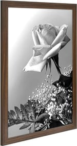 Americanflat Maun içinde 12x18 Poster Çerçevesi - Tasarlanmış Ahşap Çerçeve ve Cilalı Pleksiglas Kapaklı Fotoğraf Çerçevesi - Dahili Asma Donanımı ile Duvar için Yatay ve Dikey Formatlar