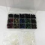 Amigurumi Kilitli Göz Seti Renkli (150 Çift) - Kutu Hediyeli