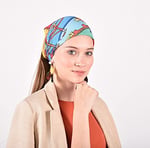 Amsterdam Desenli Bandana