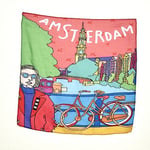 Amsterdam Desenli Bandana