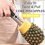 Ananas Oyuucu, [Geliştirilmiş, Güçlendirilmiş, Kalın Bıçak] Newness Premium Ananas Oyacağı Sökücü (Siyah)