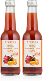 Ancora Nar Portakal Suyu 250 Mililitre 2li paket