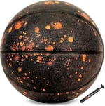 AND1 Chaos Basketbol: Resmi Yönetmelik Boyut 7 (74,9 cm) Kauçuk Basketbol Topu - Derin Kanal-BAU-Streetball, İç ve Dış Mekan Basketbol Oyunları için üretilmiştir