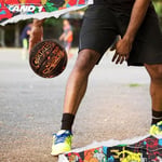 AND1 Chaos Basketbol: Resmi Yönetmelik Boyut 7 (74,9 cm) Kauçuk Basketbol Topu - Derin Kanal-BAU-Streetball, İç ve Dış Mekan Basketbol Oyunları için üretilmiştir