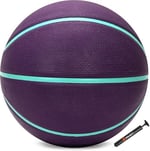 AND1 Fantom Kauçuk Basketbol: Resmi Düzenleme Boyutu 7 (74,9 cm) Kauçuk Basketbol - Derin Kanal İnşaat Sokak Topu, Kapalı Açık Hava Basketbol Oyunları için Üretilmiştir