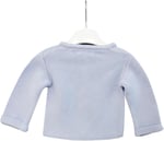 Andywawa Knitwear Basic Bebek Ceketi AC24333 Mavi 9-12 Ay