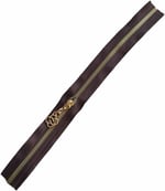 Angel Çanta Aksesuar Başlıklı Fermuar 30 Cm Light Gold Metal Koyu Kahve