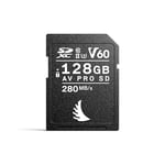 Angelbird AV PRO SD V60 128 GB - SDXC UHS-II Bellek Kartı - 6K'ya kadar - Yüksek Çözünürlüklü Fotoğrafçılık, Sürekli Çekim ve Hafif Video Prodüksiyonu için - Seçenekler: 128GB, 256GB