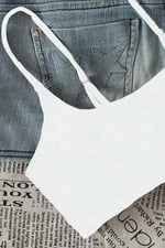 Angelsin Ayarlanabilir Askılı Şık Tasarım Bikini Üstü