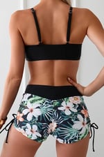 Angelsin Büzgü Ayarlı Baskılı Bikini Takımı