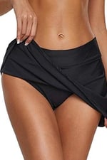 Angelsin Şık Etekli Bütün Bikini Alt