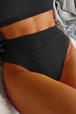 Angelsin Yüksek Bel Özel Kumaş BiKini Altı