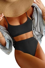 Angelsin Yüksek Bel Özel Kumaş BiKini Altı