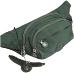 Anıl Bags Su Geçirmez Krinkıl Kumaş Bel Çantası Çapraz Anahtarlıklı