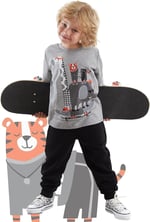 Animals Team Erkek Çocuk T-shirt Pantolon Takım