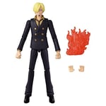 Anime Heroes Tek Parça Sanji 6.5” Aksiyon Figürü Standardı