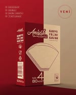 Anisah Coffee 80'li Filtre Kahve Kağıdı | Kokusuz | Kimyasalsız | Doğa Dostu | Yırtılmaz | Kokusuz Kimyasalsız Doğa Dostu Yırtılmaz