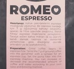 Anisah Coffee Romeo Espresso Çekirdek Kahve 1000gr