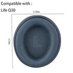 Anker Soundcore Life Q30 Q35 Kulaklıklar için Yedek Q30 Kulaklık Gürültü Önleyici Protein Deri Kulak pedi Bellek Köpüğü Kulak Yastıkları Kulaklık Onarım Parçası (Mavi)