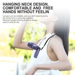 Anncain Taşınabilir El Vantilatörü, Mini Katlanabilir Masa Üstü Vantilatör, 5 Hızlı USB Şarj Edilebilir Vantilatörler, LED Ekranlı Ev Ofis Seyahat için Pil ile Çalışan Mini El Vantilatörü (Beyaz)