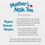 Anne Sütü Çayı, Emzirme ve Süt Üretimini Destekleyici, 20 Biyobozunur Piramit Poşet Çay, Emziren Anneler İçin Takviye, Rezene, Anason, Kimyon Meyvesi
