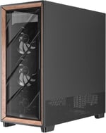 Antec Flux Pro, 6x PWM Fan Dahil, Ahşap Ön Panel, iShift PSU 90° Montaj, Type-C, 420mm Radyatör Desteği, Sıcaklık Göstergeli, Tam Kule E-ATX PC Kasası, Siyah