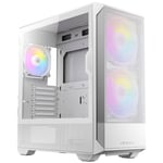 Antec NX416L, Mesh Ön Panel, 2x160mm ve 1x120mm ARGB Fan Dahil, Type-C, Temperli Cam Menteşe Yan Panel, 360mm Radyatör Desteği, Mid-Tower ATX Oyun Kasası, Beyaz
