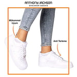 Anthony Jackson 10'lu Kutu BAMBU Premium Dikişsiz Bay - Bayan Sneaker Çorap