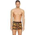 Anthony Jackson Likralı 5'li-3'lü Kutu Desenli Premium Erkek Boxer Palm Horizon